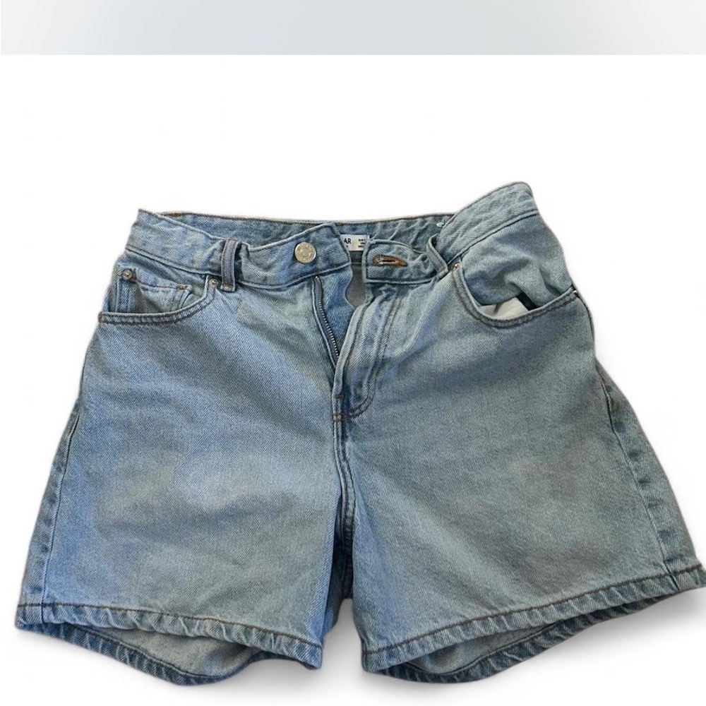 Pull&Bear Sky Blue Denim Shorts